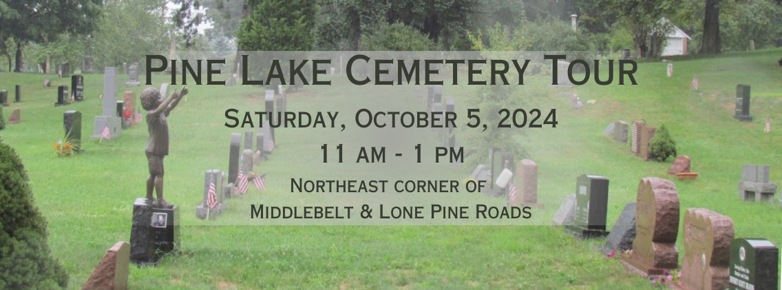 Pine Lake Cemetery Tour