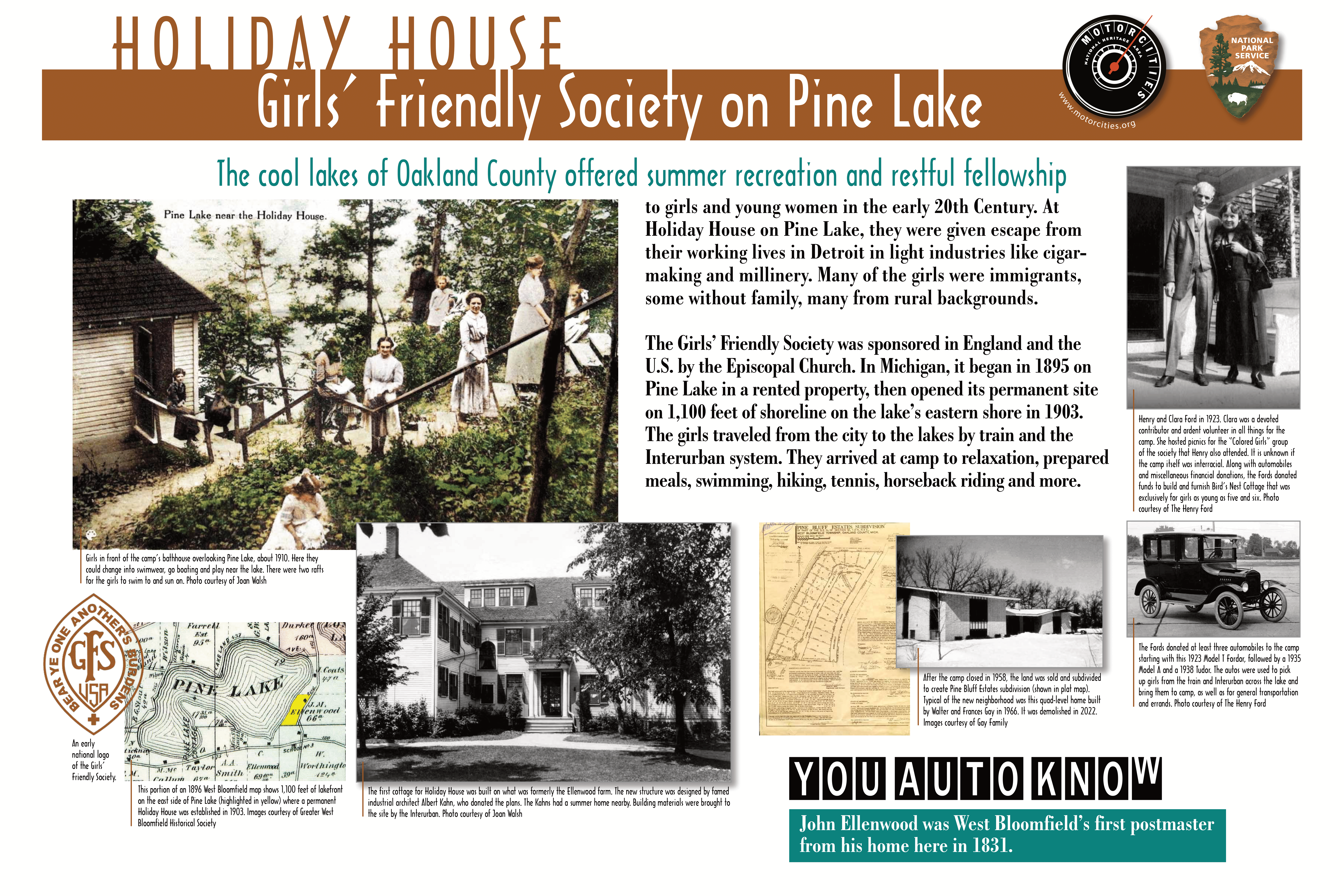 Holiday House: Girls' Friendly Society on Pine Lake